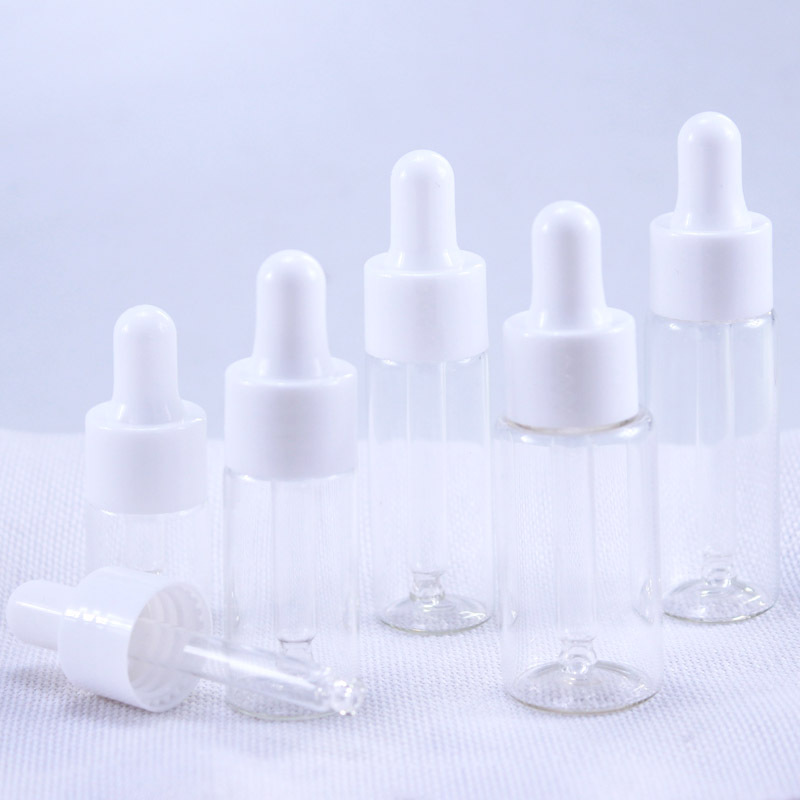 Juice Bottle Dropper - 50pcs/lot 5ml 10ml 15ml 20ml clear