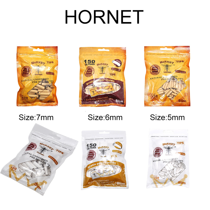 Weed Vaping Accessories - HORNET DANGER Natural 5MM/6MM/7MM Slim Cigarette