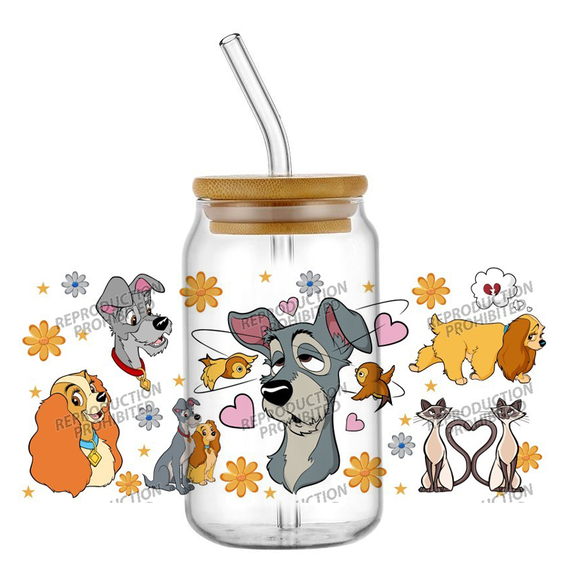 Rdta Tank Glass - Hotsale Famous Cartoon Lovely Lady Tramp