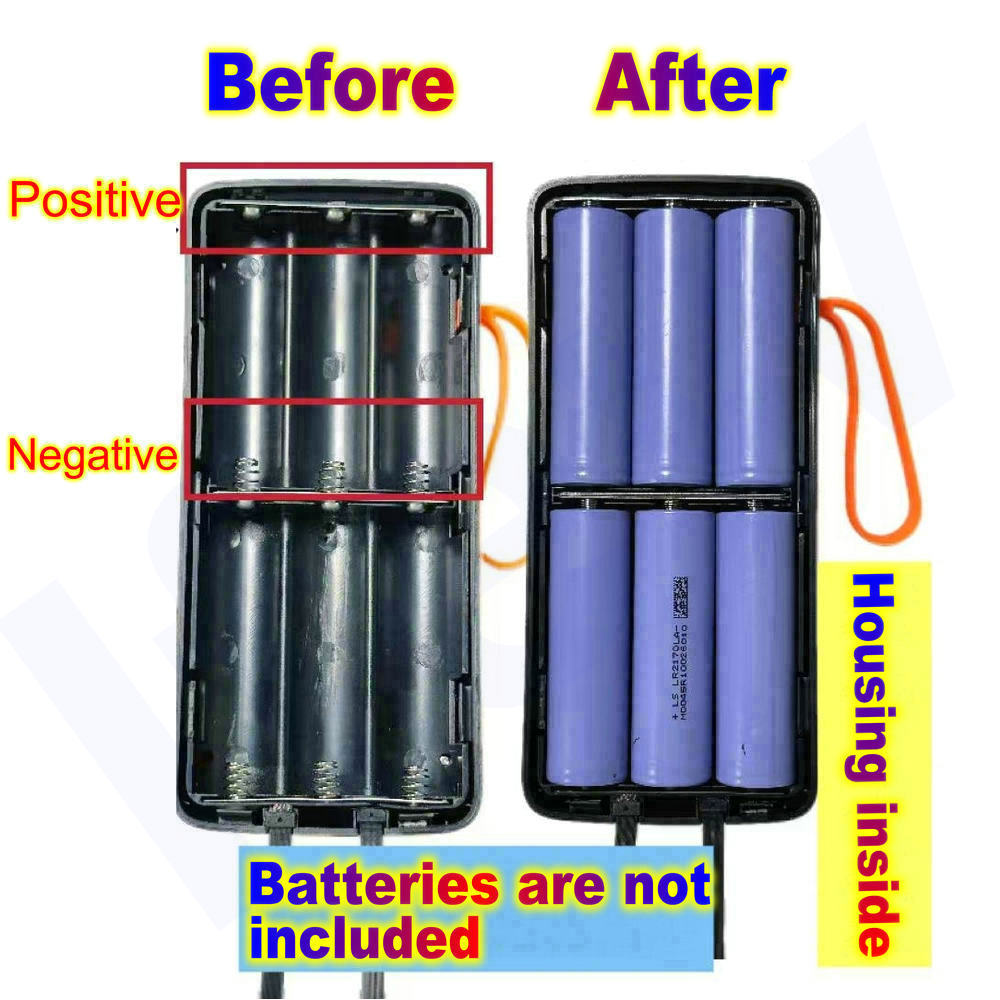 21700  Battery Case Power Bank - огляд і ціна Battery Case Storage