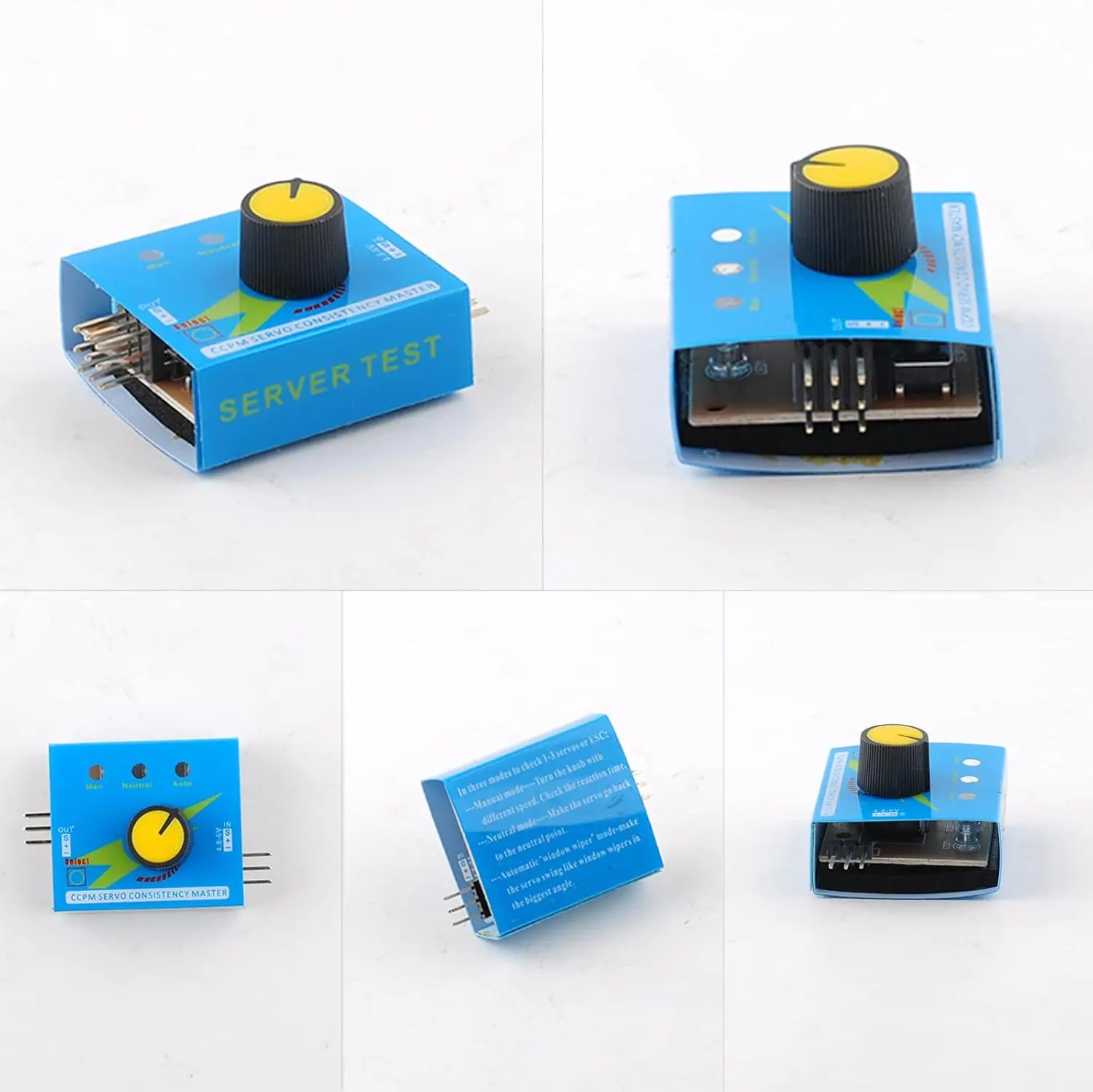 Servo Tester 3CH Digital ESC S - огляд і ціна Battery Case Storage