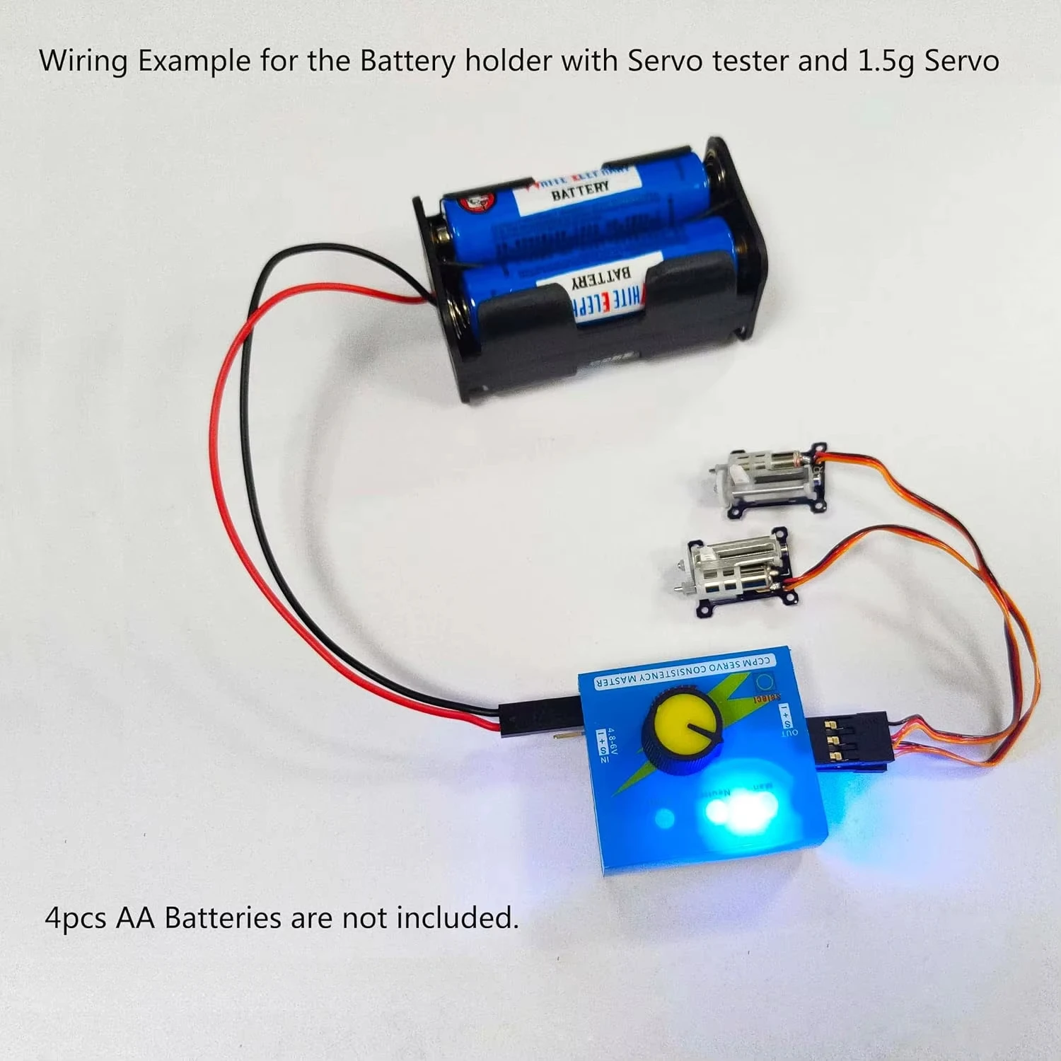 Servo Tester 3CH Digital ESC S - огляд і ціна Battery Case Storage
