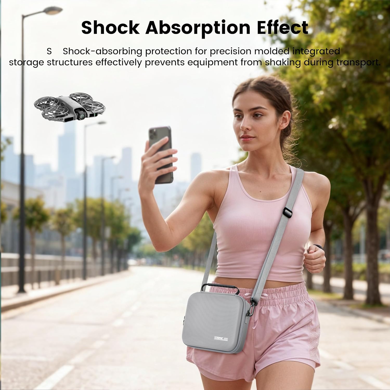 STARTRC Neo 2 Portable PU Shou - огляд і ціна Battery Case Storage