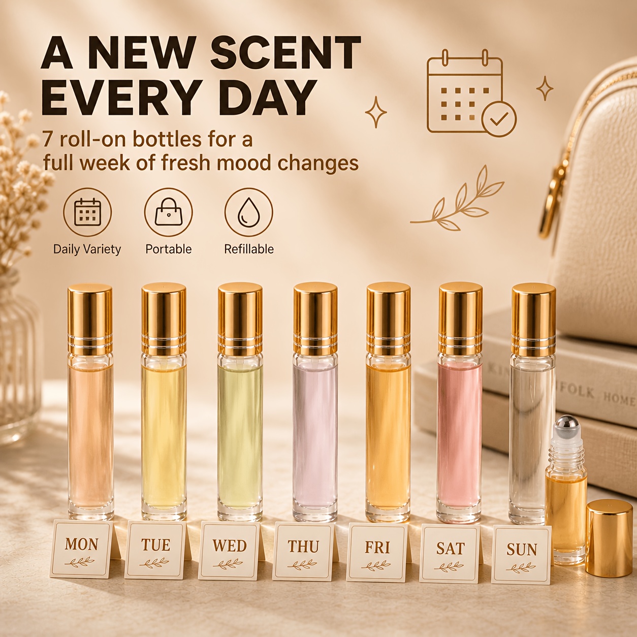 7/14pcs Glass Roll on Bottle 1 - огляд і ціна Juice Bottle Dropper