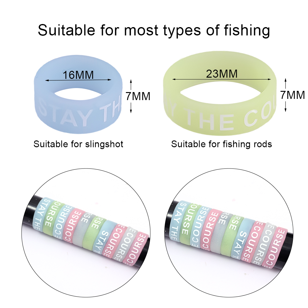 10-50pcs Fishing Rod Anti-slip - огляд і ціна Vape Band Silicone
