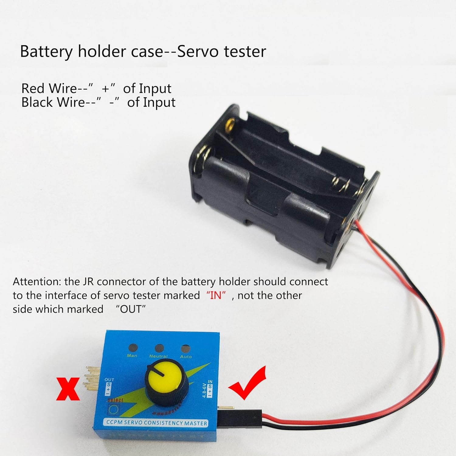 3CH Digital Servo Tester ESC S - огляд і ціна Battery Case Storage