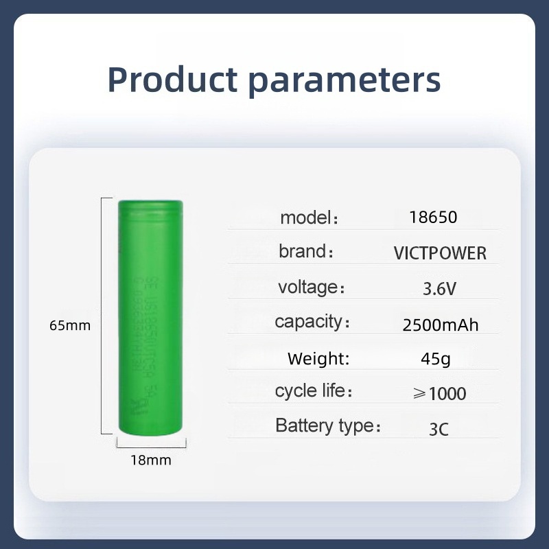 Victpower Genuine High Capacit - огляд і ціна Vape Battery 18650