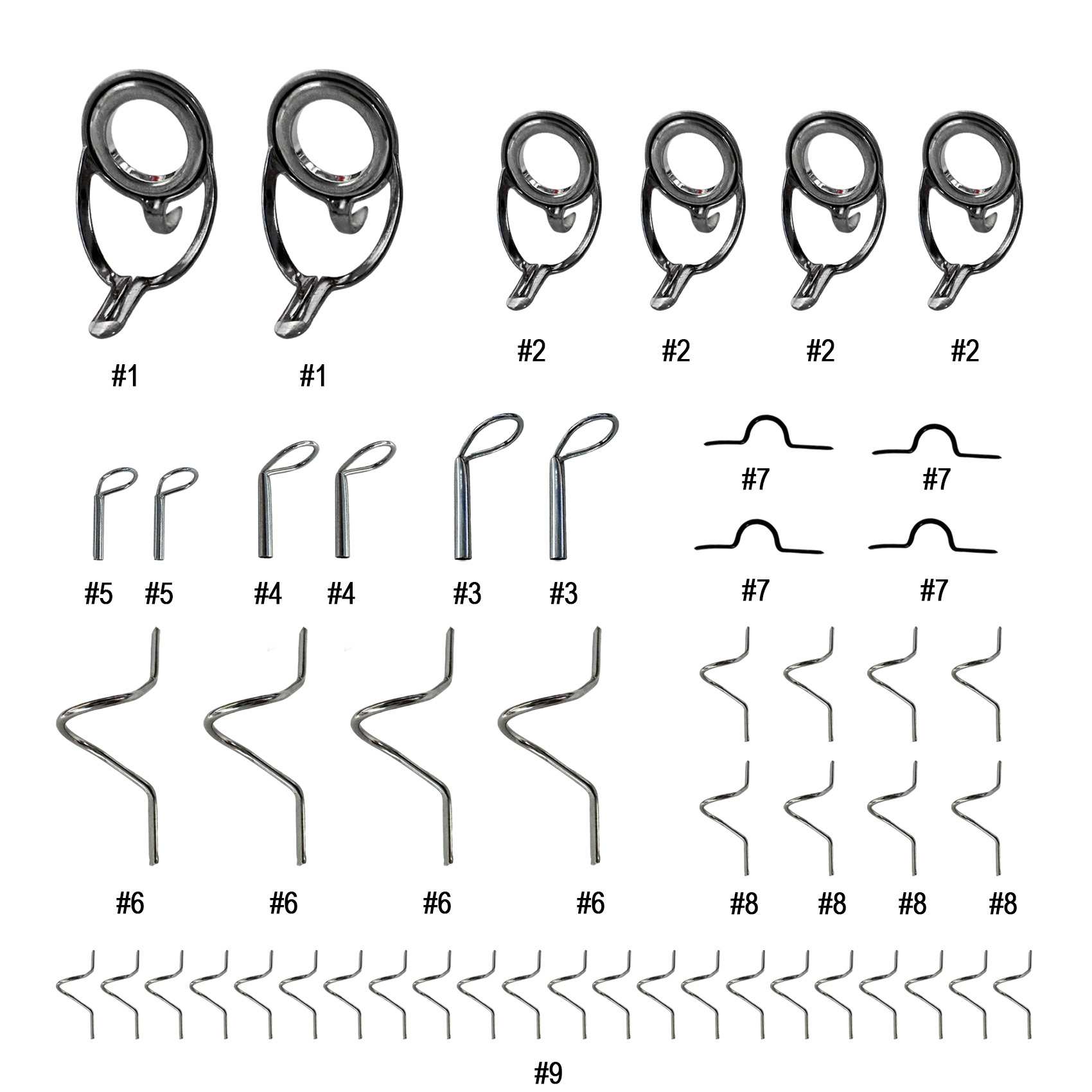 Fishing Rod Guide Repair Kit S - огляд і ціна Mesh Coil Strip