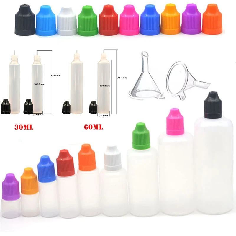 100pcs 3/5/10/15/20/30/50/100/ - огляд і ціна Juice Bottle Dropper