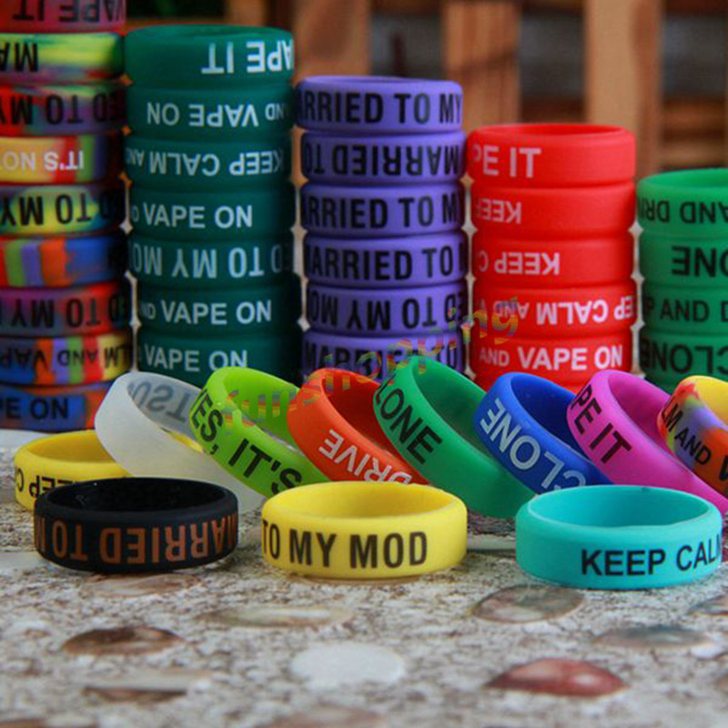 10 pcs / Lot Multi-color Anti- - огляд і ціна Vape Band Silicone