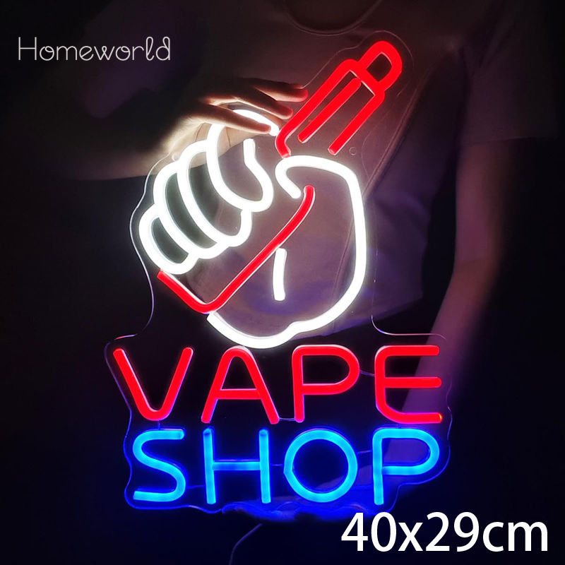 VAPE Shop Neon Sign for Smoke  - огляд і ціна Vaping Store