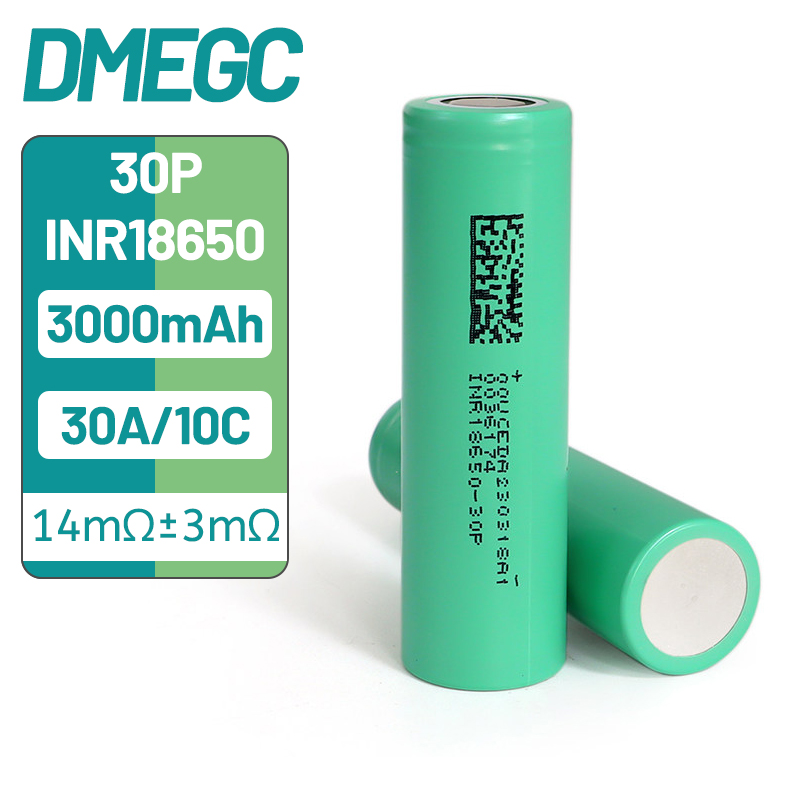 10PCS DMEGC 30P INR18650 3000m - огляд і ціна Vape Battery 18650