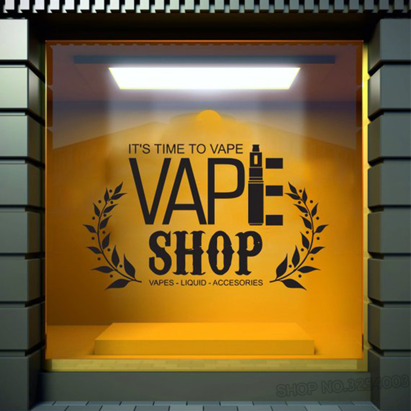 Vape Shop Words Wall Decal Win - огляд і ціна Vaping Store