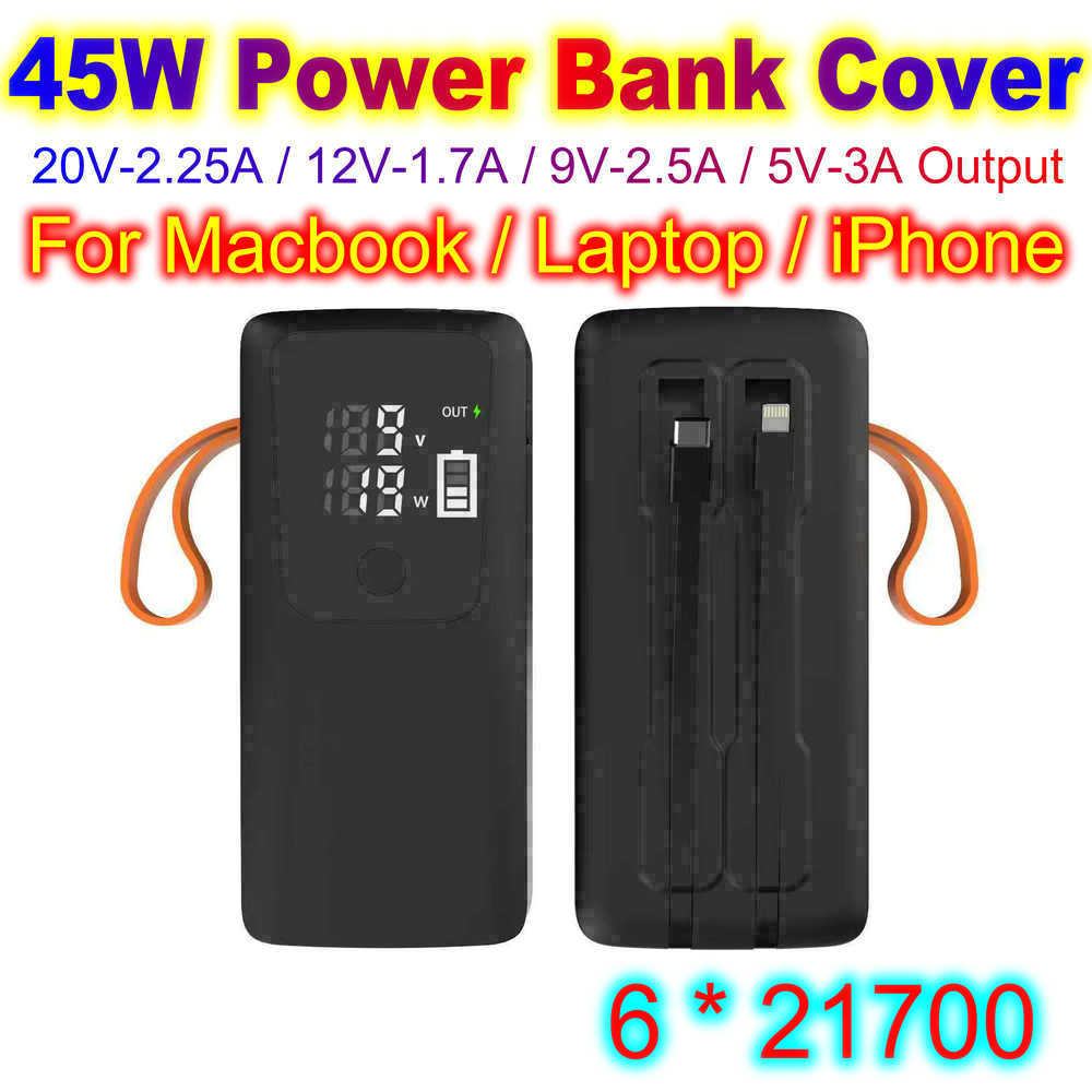 45W Power Bank Shell 21700 Bat - огляд і ціна Battery Case Storage