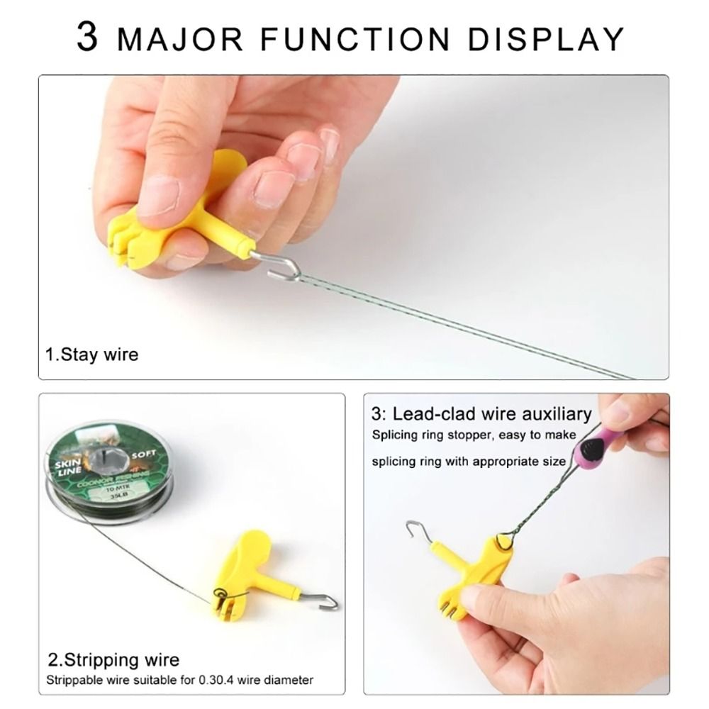 1Pcs New 3 In 1 Carp Fishing T - огляд і ціна Mesh Coil Strip