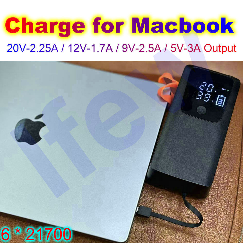 45W Power Bank Case For Macboo - огляд і ціна Battery Case Storage