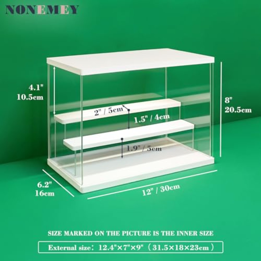 Clear Acrylic Display Case Sta - огляд і ціна Battery Case Storage