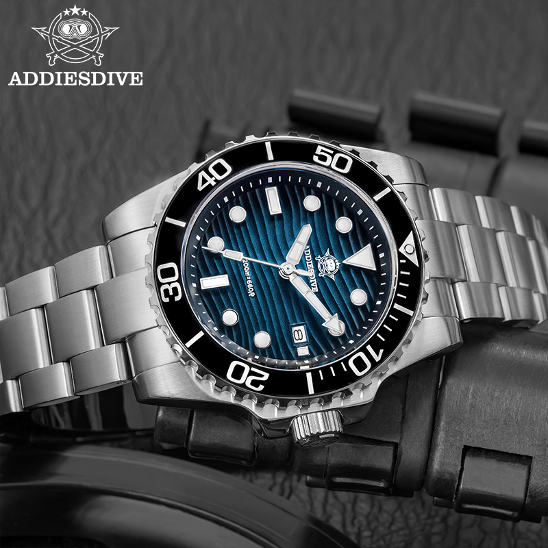 ADDIESDIVE Men's 2115 Quartz W - огляд і ціна Battery Case Storage